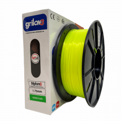 Filamento Nylon6 1.75mm VERDE FLUO