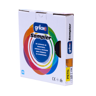 SAMPLER GRILON3 PETG CLEAR AMBAR 1.75 MM X 17 M