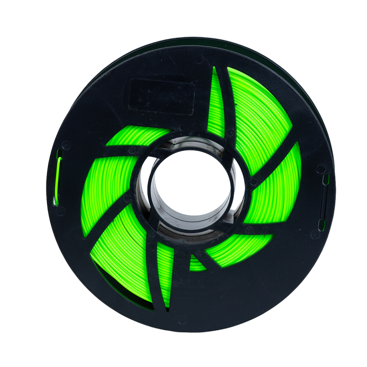 Filamento PLA850 1.75mm VERDE UV GLOW