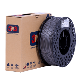 3N3 TPU 1.75mm 1kg - GRIS PLOMO