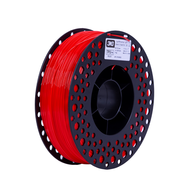 3N3 TPU 1.75mm 1kg - ROJO