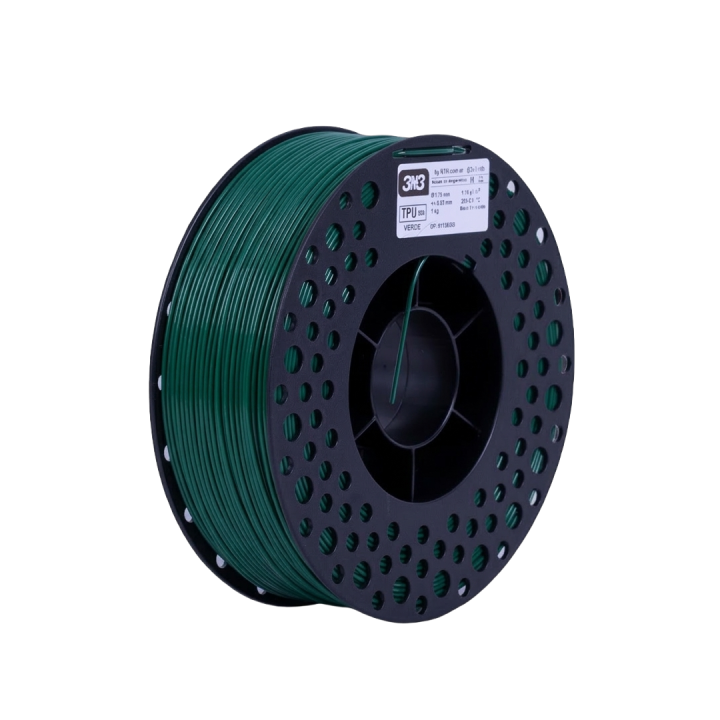 3N3 TPU 1.75mm 1kg - VERDE