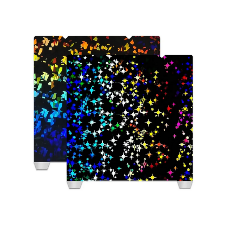 Cama de Impresión Flexible PEY Doble (Estrellas / Destellos) – 235x235 mm - Creality
