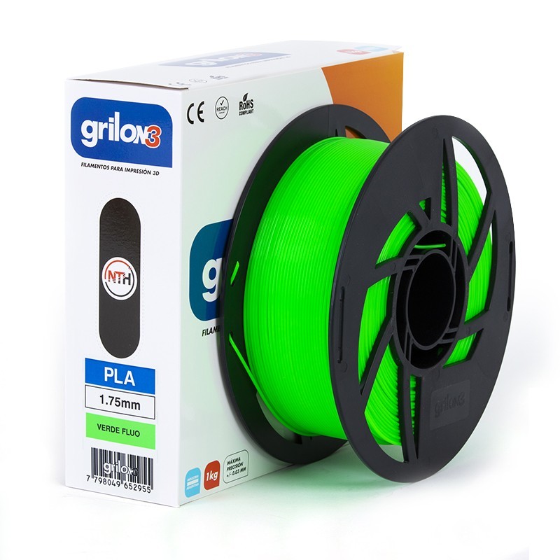 Grilon3 PLA 1.75mm VERDE FLUO
