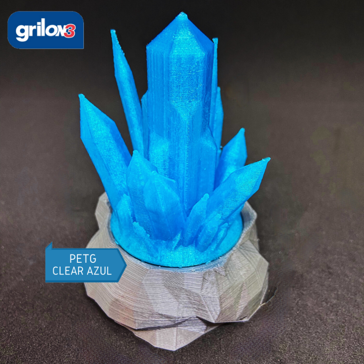 Grilon3 PETg 1.75mm CLEAR AZUL