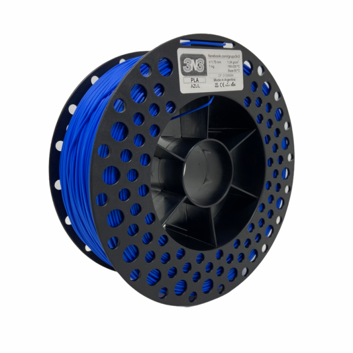 3N3 Box  PLA 1.75mm AZUL x1KG