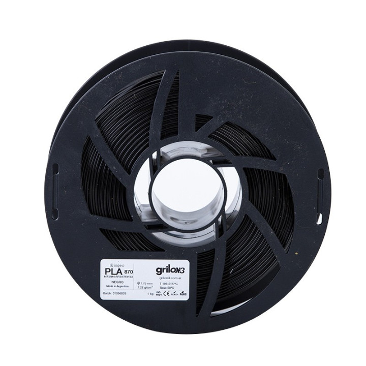 Filamento PLA870 1.75mm NEGRO