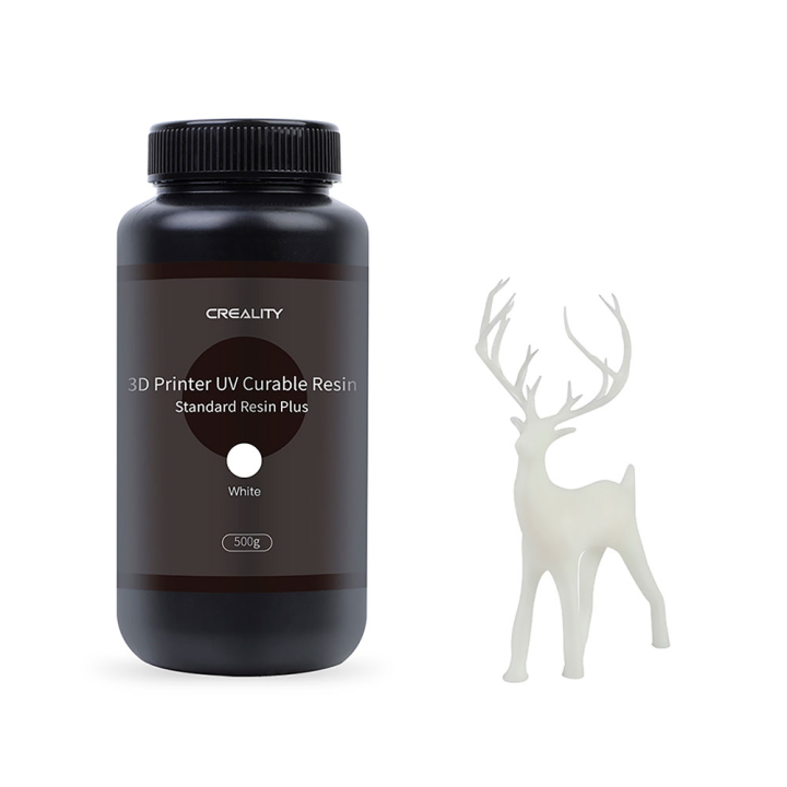 Resina Creality Estándar Rígida Plus - 500g - Blanco
