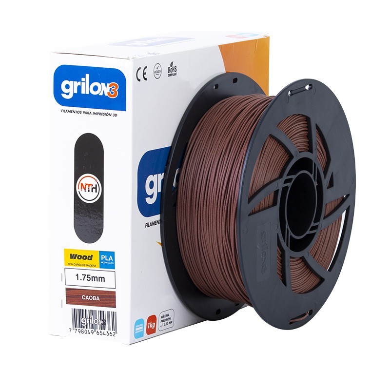 Grilon3 PLA WOOD 1.75mm CAOBA