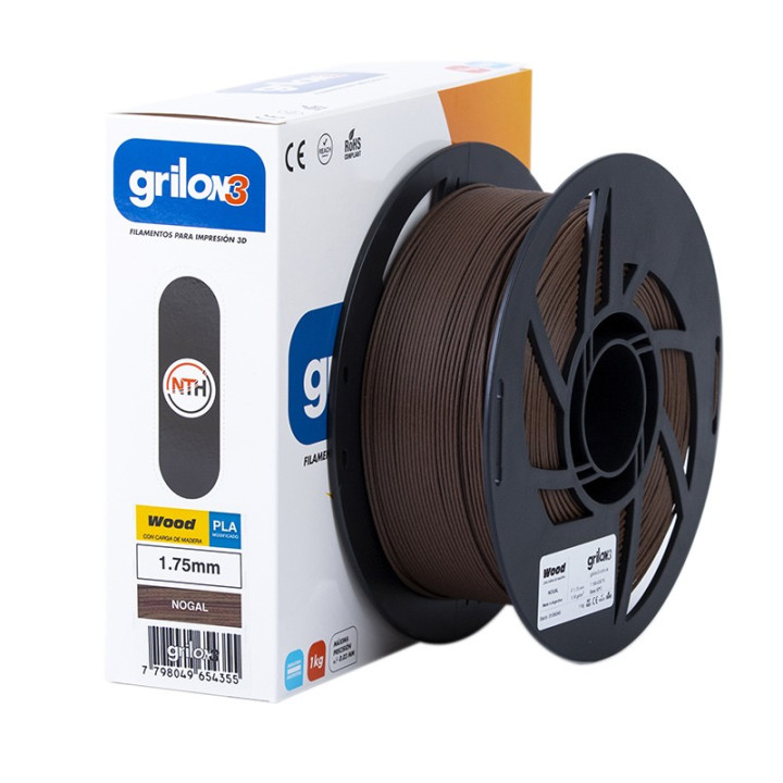 Grilon3 PLA WOOD 1.75mm NOGAL