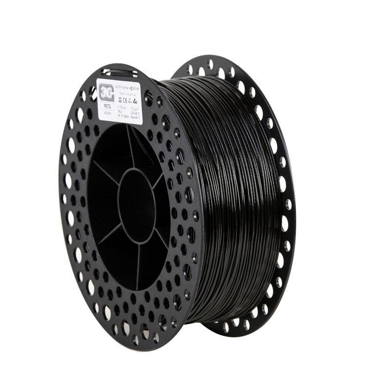 3N3 PETG 1.75mm NEGRO x1kg