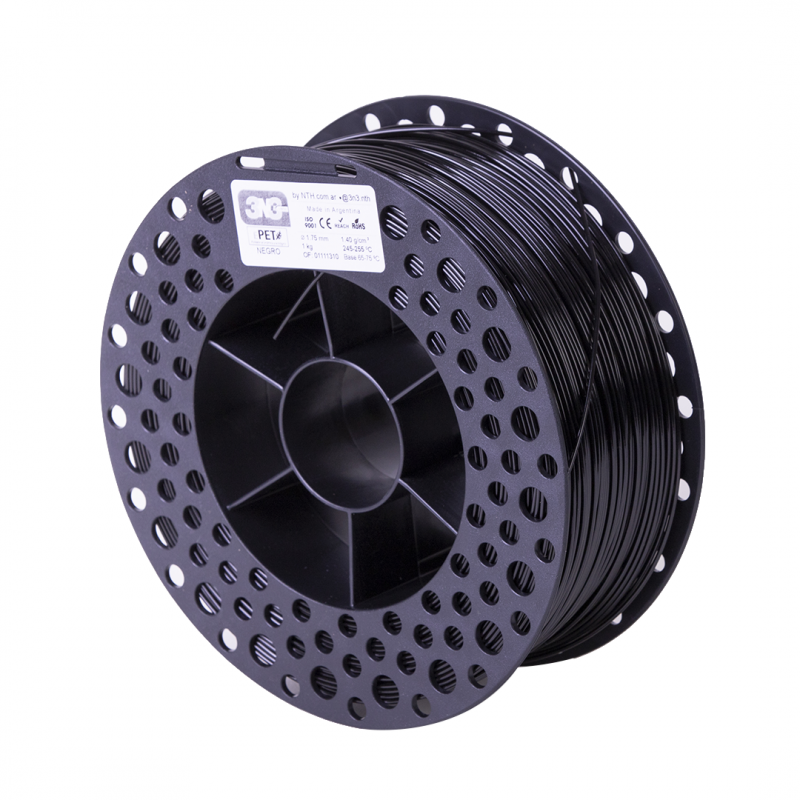 3N3 EPET NEGRO 1.75mm x1kg