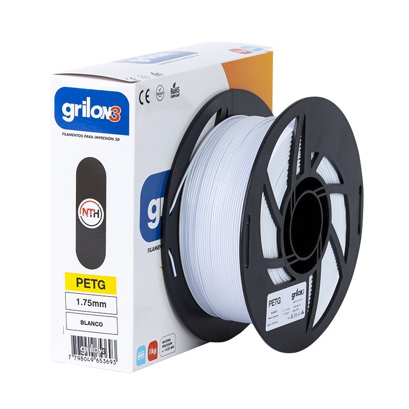 Grilon3 PETg 1.75mm BLANCO