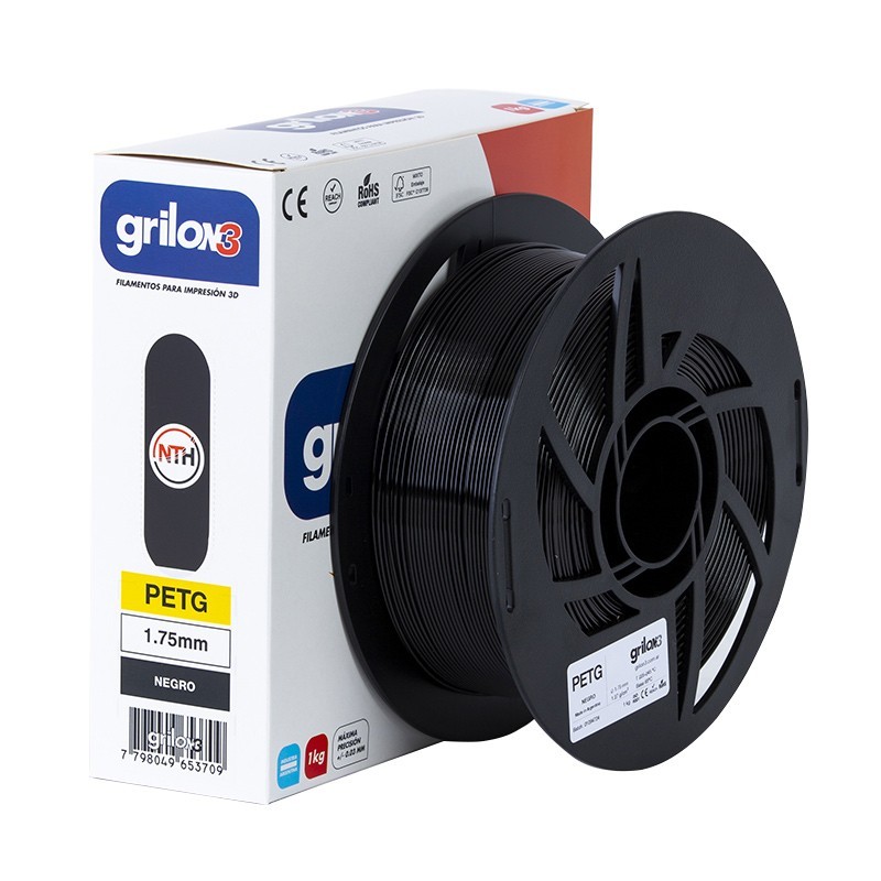 Grilon3 PETg 1.75mm NEGRO
