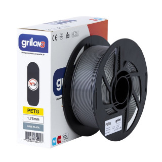 Grilon3 PETg 1.75mm GRIS PLATA