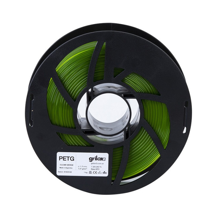 Grilon3 PETg 1.75mm CLEAR VERDE