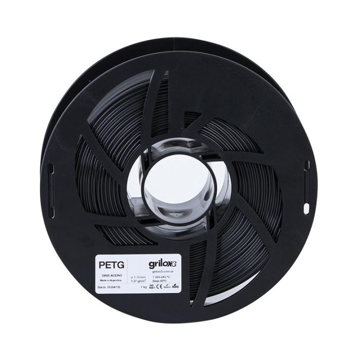 Grilon3 PETg 1.75mm GRIS ACERO