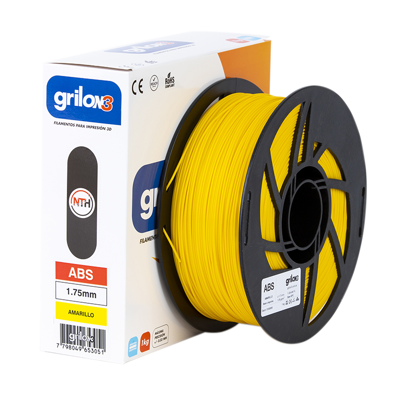 Filamento ABS 1.75mm AMARILLO